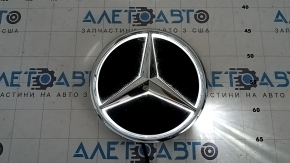 Эмблема решетки радиатора grill Mercedes GLC 20-22 под радар, с подсветкой