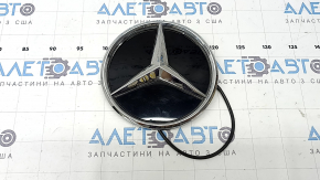 Эмблема решетки радиатора grill Mercedes GLC 20-22 под радар, с подсветкой
