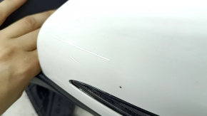 Зеркало боковое левое в сборе Mercedes GLC 16-22 10+8+2+2, поворотник, автозатемнение, подогрев, подсветка, BSM, белое, царапины