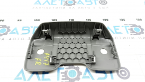 Накладка верха спинки пассажирского сиденья Audi A4 B9 17-25 серая