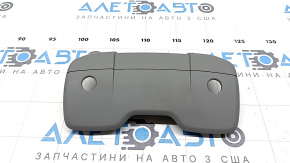 Накладка верха спинки пассажирского сиденья Audi A4 B9 17-25 серая