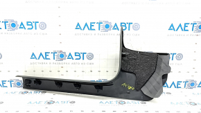 Накладка порога внутренняя передняя правая Audi A4 B9 17-21 серая, потерта