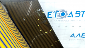 Крыло переднее левое Ford Fusion mk5 17-20 plug-in, графит J7, примята, вмятины
