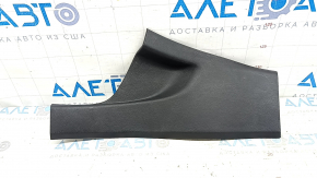 Накладка порога задняя левая Ford Fusion mk5 17-20 черная, потерта