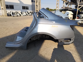 Чверть крило ззаду ліва Audi A4 B9 17-19 на кузові, срібло