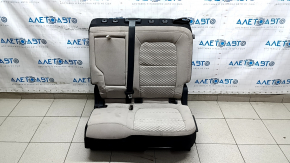 Заднє сидіння ліве Ford Escape MK4 20-22 без airbag, з підлокітником, з ременем, бежевий тканина з чорним, під чистку, без підголівника