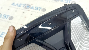 Плафон освещения передний BMW 5 G30 17-22 черный, под люк, две части, царапины