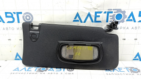 Козырек правый Jeep Compass 19-26 черный, с подсветкой, без крючка