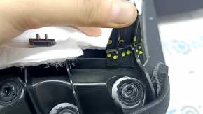 Обшивка арки ззаду ліва верхня BMW X7 G07 19-25 Schwarz, вставка під дерево з молдингом, прим'ято, подряпини, надлом кріплення, прим'ято кріплення
