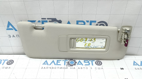 Козирок правий BMW X7 G07 19-26 Elfenbein-Weiss, без гачка