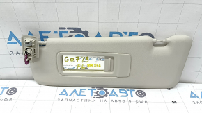 Козирок лівий BMW X7 G07 19-26 Elfenbein-Weiss, без гачка, прим'ятий