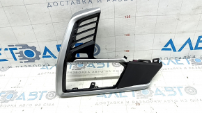 Накладка передньої панелі ліва BMW X7 G07 19-22 black wood/bronze, з підсвічуванням, зламане кріплення, надламані кріплення, подряпини