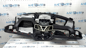 Торпедо передняя панель без AIRBAG BMW X7 G07 19-22 под проекцию, Schwarz, надрывы, под перетяжку, под чистку, трещины, прижата