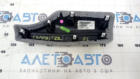 Накладка передней панели левая верхняя Jeep Compass 22-24 ткань серая, под чистку