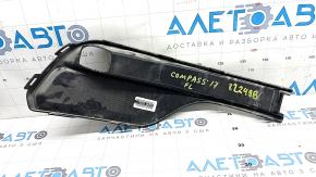 Решетка бампера левая Jeep Compass 22-26 структура под LED ПТФ, вмятина, царапины