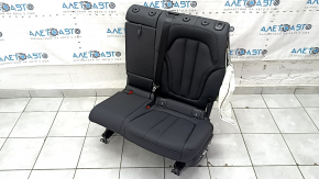 Сидіння 2 ряди ліве BMW X7 G07 19-22 без airbag, електричне, підігрів, під 7 місць, шкіра, Schwarz, з ременем безпеки, стрільнуло, прим'ято