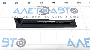 Верхняя накладка обшивки двери карточки задняя левая BMW X7 G07 19-22 под шторку, кожа черная Schwarz, задняя