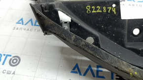 Губа переднего бампера Jeep Compass 22-26 структура, надрывы, царапины, трещины, потерта