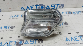 Поворотник правый Ford Escape MK3 17-19 рест, белый с птф, песок