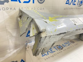 Замятие на углу порога Toyota Camry V55, видно состояние детали