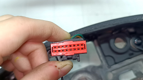 Руль голый Ford Escape MK3 17-19 рест, резина, черный