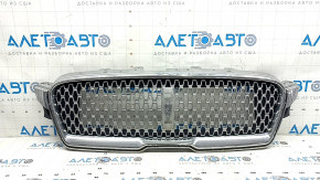 Решітка радіатора grill Lincoln MKZ 17-20 хром, без емблеми, пісок
