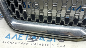 Решетка радиатора grill Lincoln MKZ 17-20 хром, без эмблемы, песок