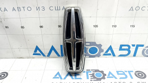 Емблема переднього бампера Lincoln MKZ 17-20 хром, пісок
