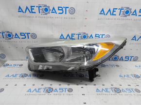 Фара передняя левая Ford Escape MK3 17-19 рест, галоген, светлая, с кронштейном, под полировку