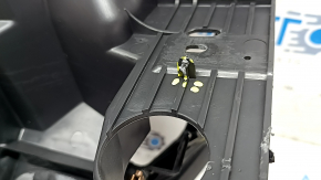 Торпедо передняя панель с AIRBAG Ford Escape MK3 17-19 рест, черная, надлом направляющих