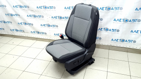 Водительское сидение Ford Escape MK3 17-19 без airbag, ткань черно-серое, электро, под химчистку