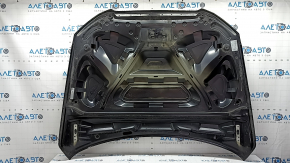 Капот голый Audi Q5 8R 13-17 рест, алюминий, черный LY9B