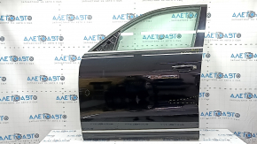 Дверь в сборе передняя левая Audi Q5 8R 09-17 keyless, черный LY9B, вмятины, царапины на накладке, без заглушки