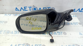 Дзеркало бічне ліве в зборі Audi Q5 8R 09-17 7 пінів, поворотник, підігрів, підсвічування, чорний LY9B, подряпина