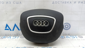 Подушка безпеки airbag в кермо водійська Audi Q5 8R 13-17 чорна, тички на хромі, під хімічне чищення