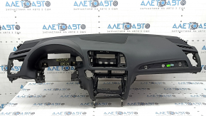 Торпедо передня панель з AIRBAG Audi Q5 8R 09-17 чорна
