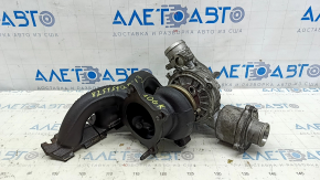 Турбина в сборе с коллектором Audi Q5 8R 13-17 2.0T 106к