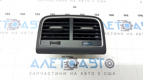 Дефлектор повітроводу центральної консолі Audi Q5 8R 13-17 чорний з хром