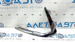 Молдинг переднего бампера левый Hyundai Sonata 20-22 SE хром, царапина, песок