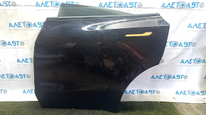 Двері в зборі задні ліві Tesla Model Y 21-25 чорний PBSB, тичка, подряпини, золотиста плівка на ручці
