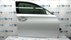 Дверь в сборе передняя правая Honda Accord 18-22 keyless, белый NH-883P, царапины на накладке