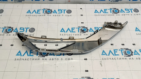 Молдинг переднего бампера хром нижний левый Mitsubishi Outlander 22-26 хром, под ПТФ