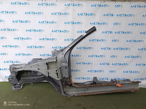 Чверть передня ліва Volvo XC60 18-26 T5, T6, B5, B6 відпиляна, відсутня фільонка порога, нестандарт, графіт