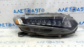 Фара передня права гола Honda Accord 18-22 Touring, hybrid, пісок