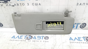 Козирок правий VW Jetta 19-26 сірий, з підсвічуванням, без гачка, зламане кріплення, під чищення
