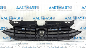 Решетка радиатора grill VW Jetta 19-21 без эмблемы под радар, песок