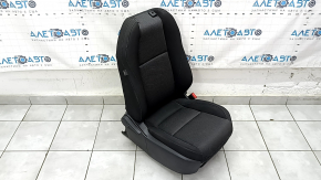 Пассажирское сидение Mazda CX-30 20-22 без airbag, механическое, ткань черная, под чистку, трещина в накладке