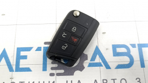 Ключ VW Jetta 20-26 4 кнопки, розкладний, подряпини