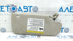 Козырек левый Ford Fusion mk5 17-20 светло-серый, без крючка, с подсветкой, без заглушки, под чистку