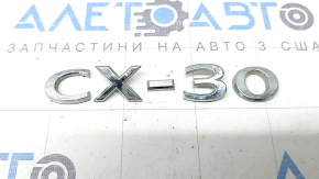 Эмблема надпись CX-30 двери багажника Mazda CX-30 20-21